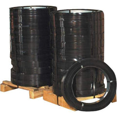 Made in USA - 760' Long x 1-1/4" Wide, Ribbon Wound Coil Steel Strapping - 5,500 Lb Capacity, 0.031" Thick - Eagle Tool & Supply