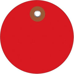 Made in USA - Safety & Facility Blank Tag - Red Vinyl - Eagle Tool & Supply