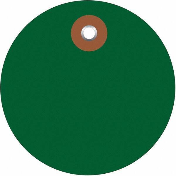 Made in USA - Safety & Facility Blank Tag - Green Vinyl - Eagle Tool & Supply