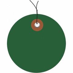 Made in USA - Safety & Facility Blank Tag - Green Vinyl - Eagle Tool & Supply