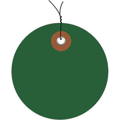 Made in USA - Safety & Facility Blank Tag - Green Vinyl - Eagle Tool & Supply