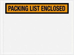 Value Collection - 1,000 Piece, 4-1/2" Long x 6" Wide, Packing List Envelope - Packing List Enclosed, Orange - Eagle Tool & Supply