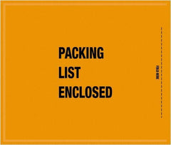 Value Collection - 1,000 Piece, 8-1/2" Long x 10" Wide, Packing List Envelope - Packing List Enclosed, Orange - Eagle Tool & Supply