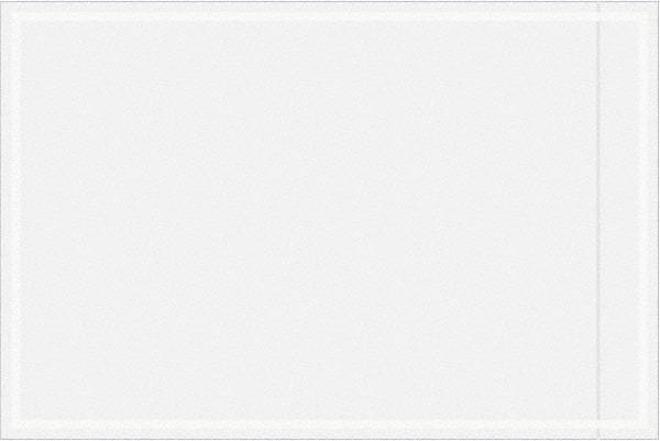 Value Collection - 1,000 Piece, 6" Long x 9" Wide, Packing List Envelope - Unprinted, Clear - Eagle Tool & Supply