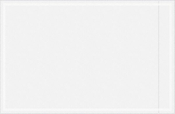 Value Collection - 1,000 Piece, 6-1/2" Long x 10" Wide, Packing List Envelope - Unprinted, Clear - Eagle Tool & Supply