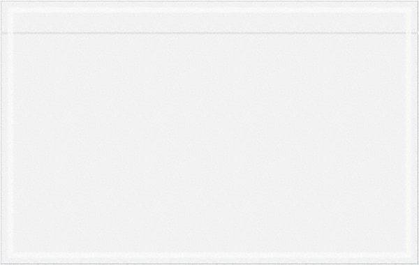 Value Collection - 1,000 Piece, 9-1/2" Long x 6" Wide, Packing List Envelope - Unprinted, Clear - Eagle Tool & Supply