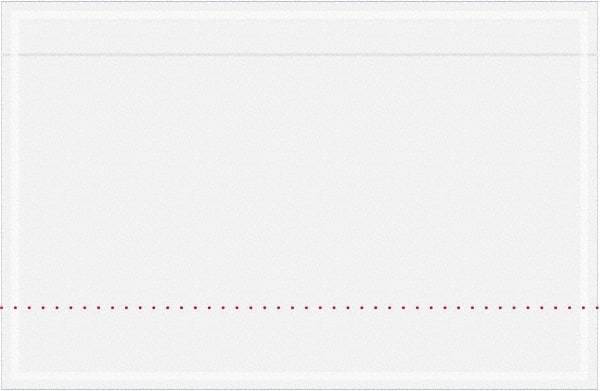 Value Collection - 500 Piece, 10-3/4" Long x 6-3/4" Wide, Packing List Envelope - Unprinted, Clear - Eagle Tool & Supply