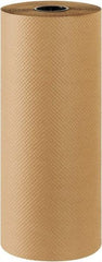 Made in USA - 300' Long x 24" Wide Roll of Indented Kraft Paper - 60 Lb Paper Weight - Eagle Tool & Supply
