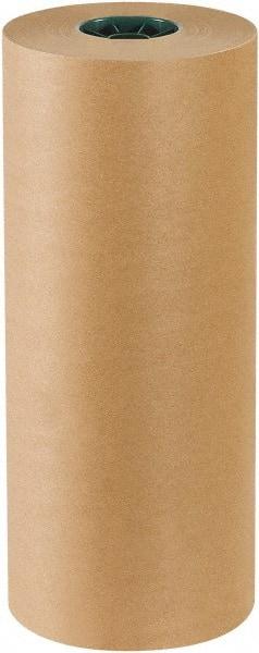 Made in USA - 600' Long x 18" Wide Roll of Kraft Paper with 10# Gloss Polyethylene - 50 Lb Paper Weight - Eagle Tool & Supply