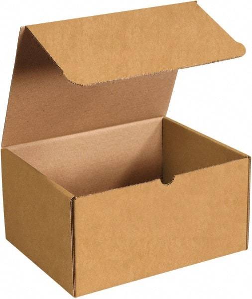 Made in USA - 9-1/4" Wide x 12-1/8" Long x 6-1/2" High Rectangle Crush Proof Mailers - 1 Wall, Kraft (Color) - Eagle Tool & Supply