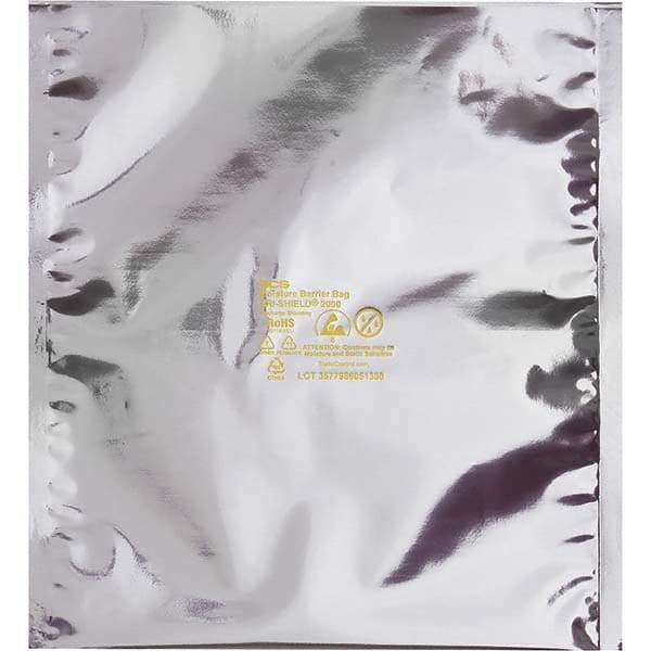 Made in USA - 4 x 6", 7 mil Moisture Barrier Bag - Silver - Eagle Tool & Supply