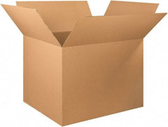 Made in USA - 40" Wide x 48" Long x 36" High Rectangle Heavy Duty Corrugated Box - 2 Walls, Kraft (Color), 120 Lb Capacity - Eagle Tool & Supply