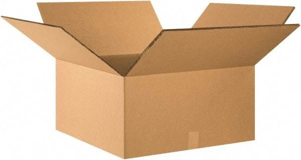 Made in USA - 40" Wide x 48" Long x 24" High Rectangle Heavy Duty Corrugated Box - 3 Walls, Kraft (Color), 280 Lb Capacity - Eagle Tool & Supply