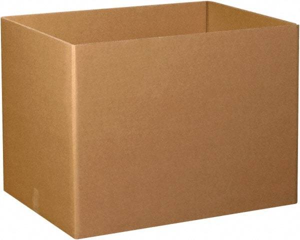 Made in USA - 30" Wide x 40" Long x 30" High Rectangle Heavy Duty Corrugated Box - 3 Walls, Kraft (Color), 280 Lb Capacity - Eagle Tool & Supply