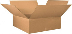 Made in USA - 36" Wide x 36" Long x 12" High Rectangle Heavy Duty Corrugated Box - 2 Walls, Kraft (Color), 100 Lb Capacity - Eagle Tool & Supply