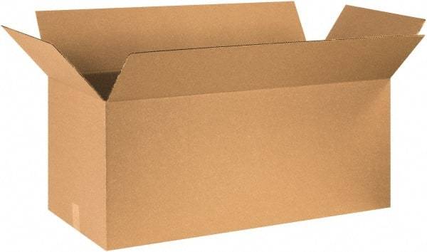 Made in USA - 20" Wide x 40" Long x 20" High Rectangle Corrugated Shipping Box - 1 Wall, Kraft (Color), 65 Lb Capacity - Eagle Tool & Supply