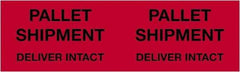 Tape Logic - 10" Long, Fluorescent Red Paper Shipping Label - For Multi-Use - Eagle Tool & Supply