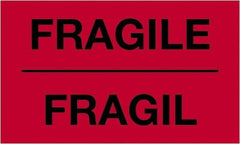 Tape Logic - 5" Long, Fluorescent Red Paper Shipping Label - For Multi-Use - Eagle Tool & Supply