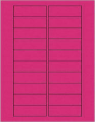 Tape Logic - 3" Long, Fluorescent Pink Paper Laser Label - For Laser Printers - Eagle Tool & Supply