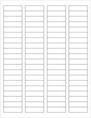 Tape Logic - 1-3/4" Long, White Paper Laser Label - For Laser Printers - Eagle Tool & Supply