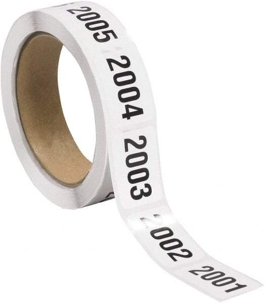 Tape Logic - 1-1/2" Long, Black/White Paper Inventory Labels - For Multi-Use - Eagle Tool & Supply