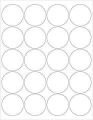 Tape Logic - 2" Long, Gloss White Paper Laser Label - For Laser Printers - Eagle Tool & Supply