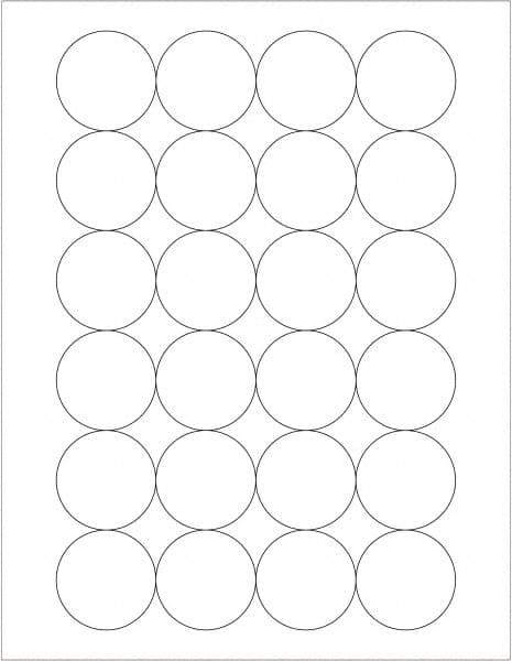 Tape Logic - 1.6" Wide x 1-21/32" Long, White Paper Laser Label - For Laser Printers - Eagle Tool & Supply