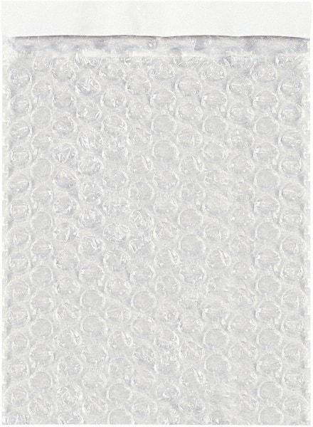 Value Collection - 6 x 6-1/2", Self-Seal Bubble Pouches - Clear - Eagle Tool & Supply