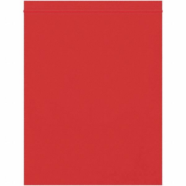 Value Collection - 8 x 10", 2 mil Reclosable Polybags - Red - Eagle Tool & Supply