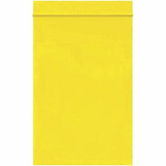 Value Collection - 4 x 6", 2 mil Reclosable Polybags - Yellow - Eagle Tool & Supply