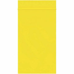 Value Collection - 3 x 5", 2 mil Reclosable Polybags - Yellow - Eagle Tool & Supply