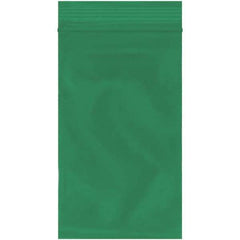 Value Collection - 3 x 5", 2 mil Reclosable Polybags - Green - Eagle Tool & Supply