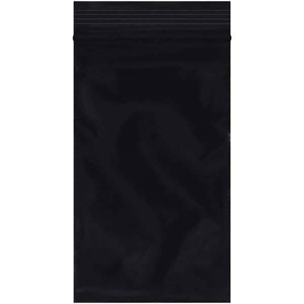 Value Collection - 3 x 5", 2 mil Reclosable Polybags - Black - Eagle Tool & Supply