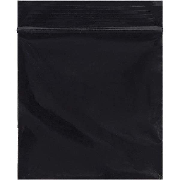 Value Collection - 3 x 3", 2 mil Reclosable Polybags - Black - Eagle Tool & Supply
