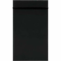 Value Collection - 2 x 3", 2 mil Reclosable Polybags - Black - Eagle Tool & Supply