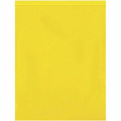 Value Collection - 12 x 15", 2 mil Reclosable Polybags - Yellow - Eagle Tool & Supply
