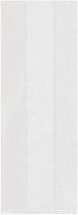 Value Collection - 6 x 4", 1.5 mil Gusseted Polypropylene Bags - Clear - Eagle Tool & Supply