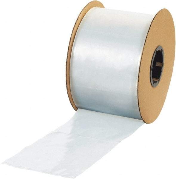 Made in USA - 4 x 8", 2 mil Roll Polybags - Clear - Eagle Tool & Supply