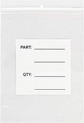 Value Collection - 5 x 8", 4 mil Parts Bag with Hang Holes - Clear - Eagle Tool & Supply
