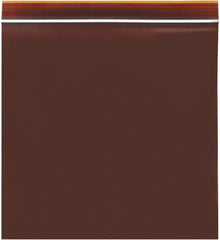 Value Collection - 3 x 5", 3 mil Minigrip Reclosable Lab Guard UV Protection Bags - Amber - Eagle Tool & Supply