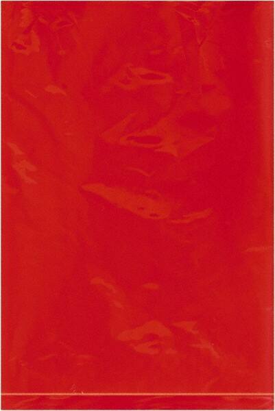 Value Collection - 6 x 9", 2 mil Flat Polybags - Red - Eagle Tool & Supply