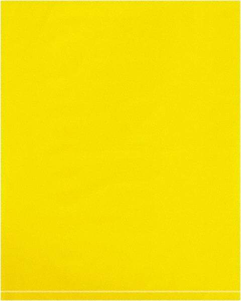 Value Collection - 8 x 10", 2 mil Flat Polybags - Yellow - Eagle Tool & Supply