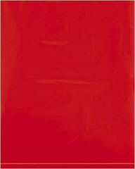 Value Collection - 8 x 10", 2 mil Flat Polybags - Red - Eagle Tool & Supply