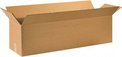 Made in USA - 12" Wide x 44" Long x 12" High Rectangle Corrugated Shipping Box - 1 Wall, Kraft (Color), 65 Lb Capacity - Eagle Tool & Supply