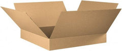 Made in USA - 30" Wide x 30" Long x 6" High Rectangle Corrugated Shipping Box - 1 Wall, Kraft (Color), 65 Lb Capacity - Eagle Tool & Supply