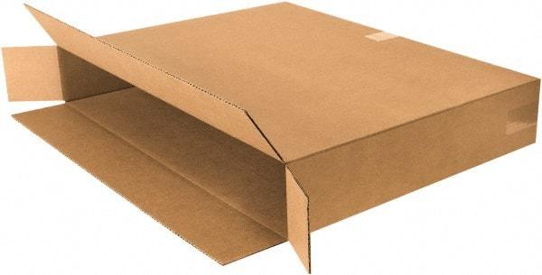 Made in USA - 8" Wide x 64" Long x 40" High Rectangle Moving Boxes - 1 Wall, Kraft (Color), 140 Lb Capacity - Eagle Tool & Supply