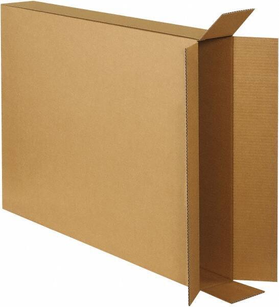 Made in USA - 5" Wide x 28" Long x 38" High Rectangle Corrugated Shipping Box - 1 Wall, Kraft (Color), 65 Lb Capacity - Eagle Tool & Supply