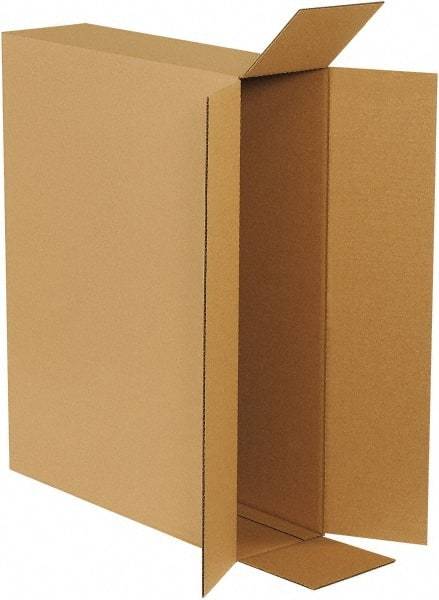 Made in USA - 6" Wide x 26" Long x 20" High Rectangle Corrugated Shipping Box - 1 Wall, Kraft (Color), 65 Lb Capacity - Eagle Tool & Supply
