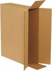 Made in USA - 6" Wide x 26" Long x 20" High Rectangle Corrugated Shipping Box - 1 Wall, Kraft (Color), 65 Lb Capacity - Eagle Tool & Supply