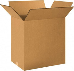 Made in USA - 18" Wide x 24" Long x 24" High Rectangle Heavy Duty Corrugated Box - 2 Walls, Kraft (Color), 100 Lb Capacity - Eagle Tool & Supply